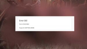 How to fix error 503 backend fetch failed on WordPress
