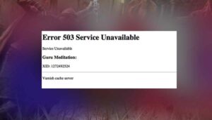 how to fix error 503 backend fetch failed varnish cache server