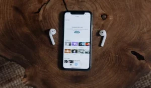 how far can airpods be away from phone